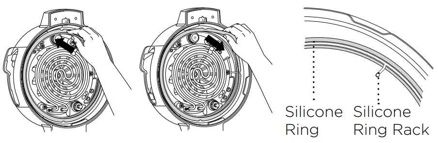 NINJA Foodi OL701 Smart XL Pressure Cooker Steam Fryer - Silicone Ring