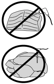 NINJA Foodi OL701 Smart XL Pressure Cooker Steam Fryer - thermometer horizontally1