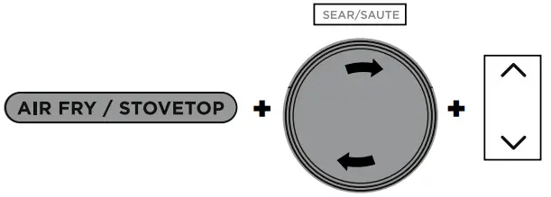 NINJA Foodi OL701 Smart XL Pressure Cooker Steam Fryer - use the dial to select