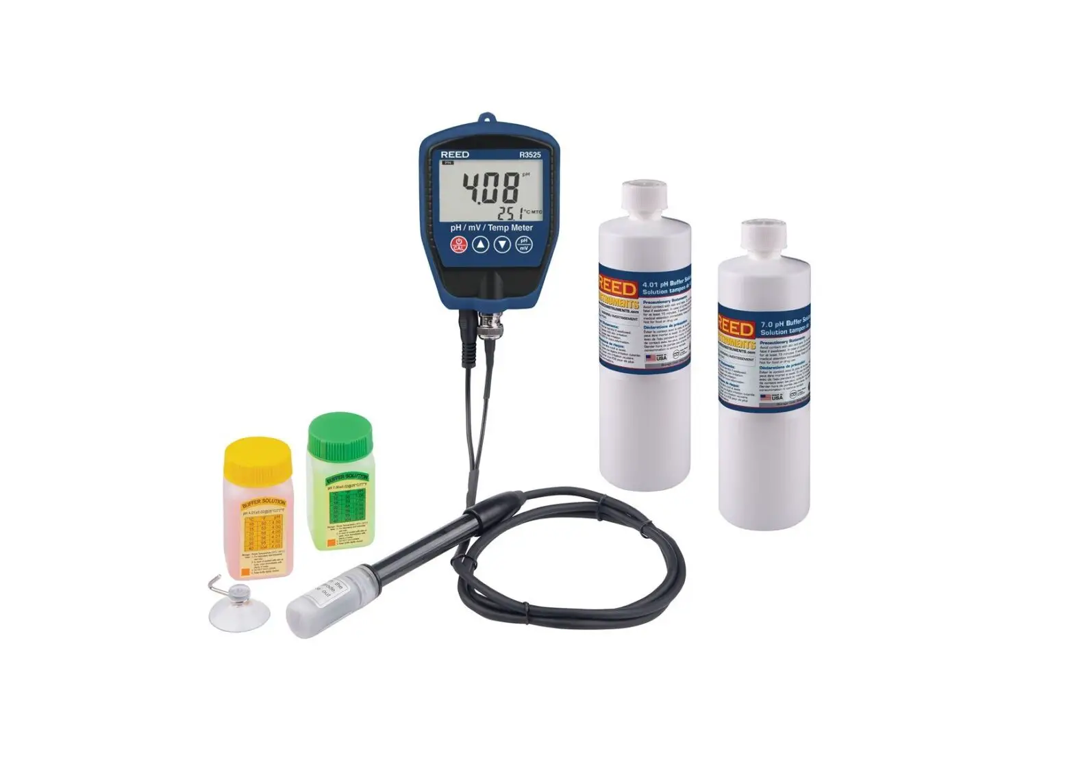 Reed R3525 Ph-mv Meter With Temperature Instruction Manual Reed R3525 Ph-mv Meter With Temperature Instruction Manual
