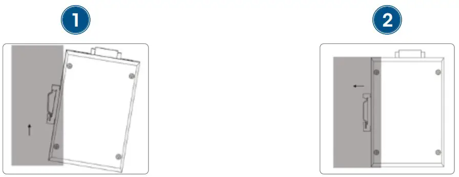 INTELLINET 508834 8 Port Gigabit Ethernet Layer2 Web Managed Industrial Switch - Power 2