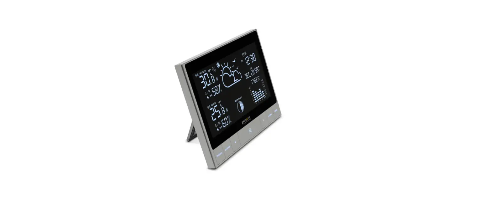 Bresser 7004320 Crystalvision Weather Station With Led Touch Keys Instruction Manual