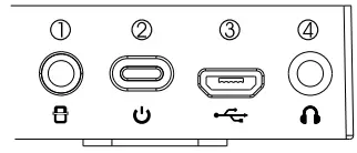 Midiplus Folding Piano 49 Series Digital Electric Piano keyboard - rear panel