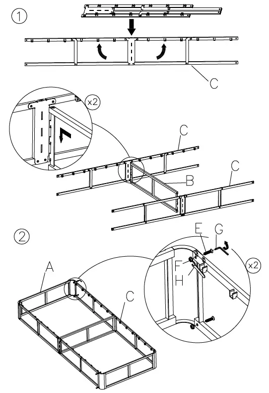 ASHLEY-M98x12-Furniture-Foundation-Twin-FIG-2