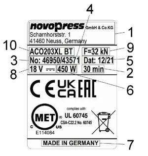 novopress ACO203XL Concrete Nailer With Gas Cartridge - Fig 4