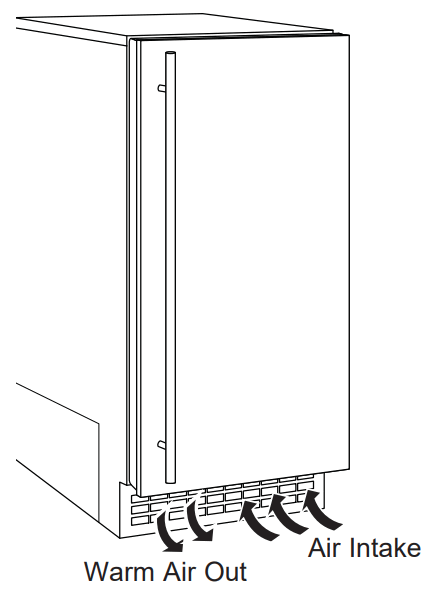 GE APPLIANCES UCC15NP 15 Inch Ice Maker - fig 2