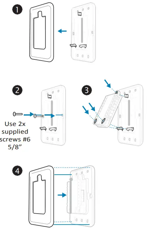 Honeywell Home T4 Pro Programmable Thermostat - Cover Plate