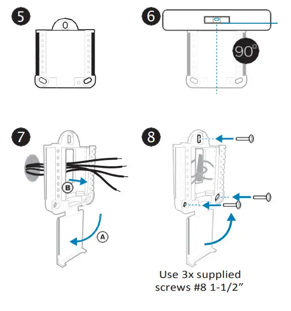 Honeywell Home T4 Pro Programmable Thermostat -UWP Mounting