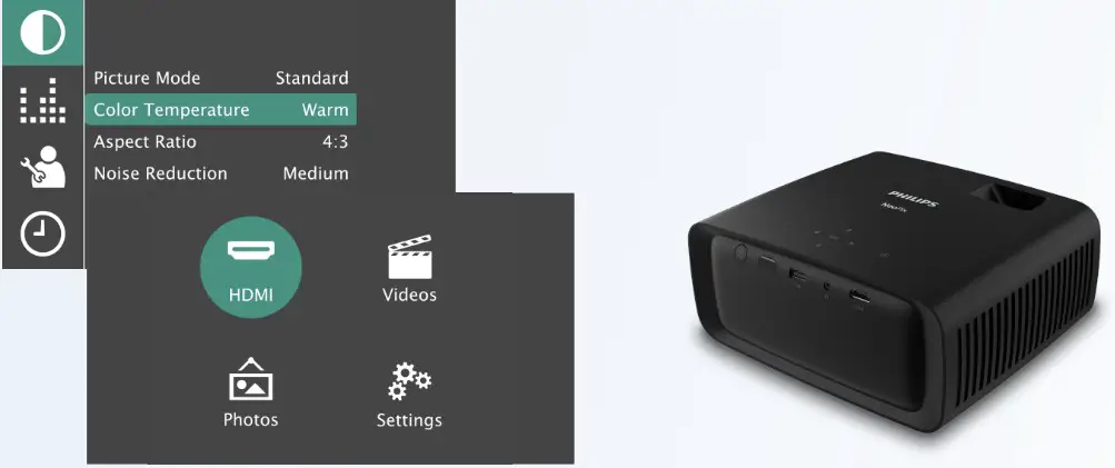 PHILIPS NPX120INT Projector - overview