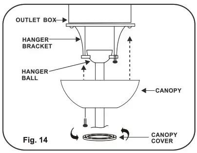minkaAire Timber LED Ceiling Fan - FINISHING THE INSTALLATION
