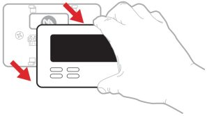 Thermostat’s faceplate