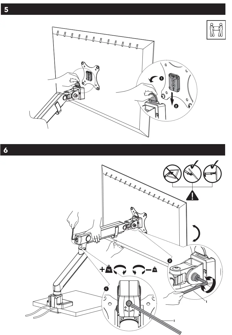 AlzaErgo APW-EGARS65BU ErgoArm S65B Essential USB Monitor Arm - Figure 3