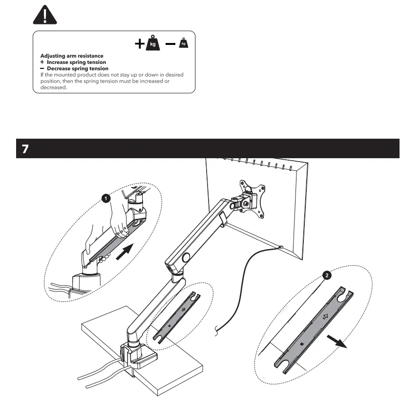 AlzaErgo APW-EGARS65BU ErgoArm S65B Essential USB Monitor Arm - Figure 4