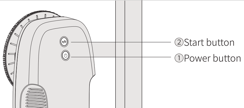 xiaomi DDC Window Cleaning Robot - srart button