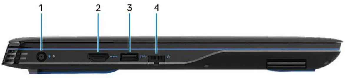 DELL G3 15 3500 Gaming Laptop - Left