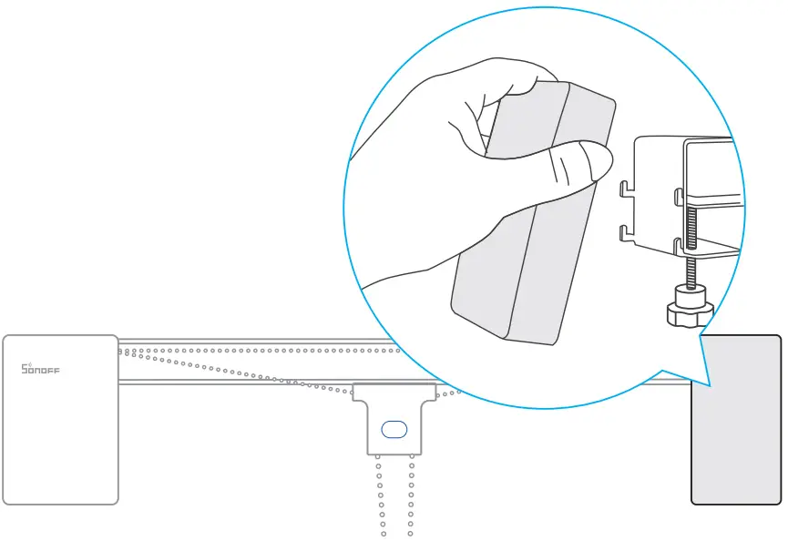 Install the curtain motors