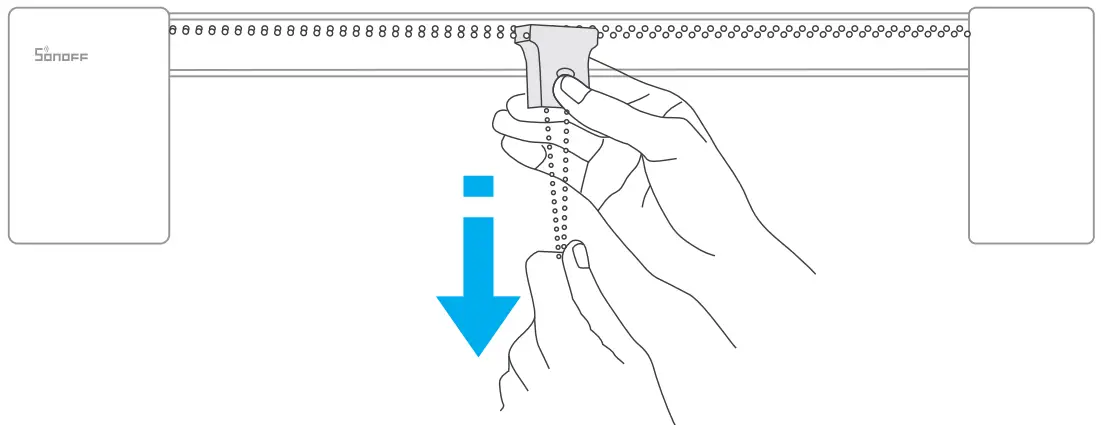 Install the curtain motors