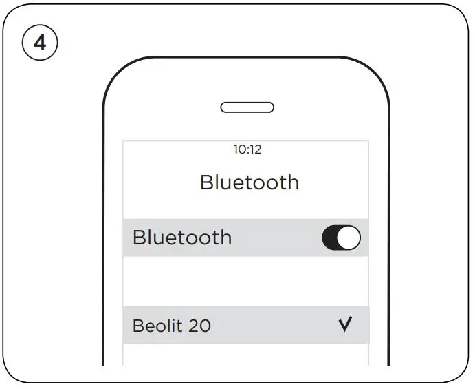 B O Beolit 20 Portable Speaker User Guide - Bluetooth On