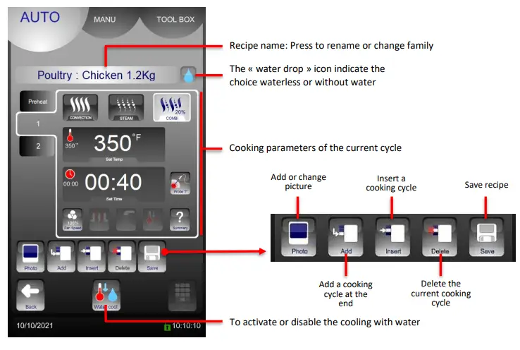 VULCAN 490059 Combi FastPAD - RECIPE DETAIL