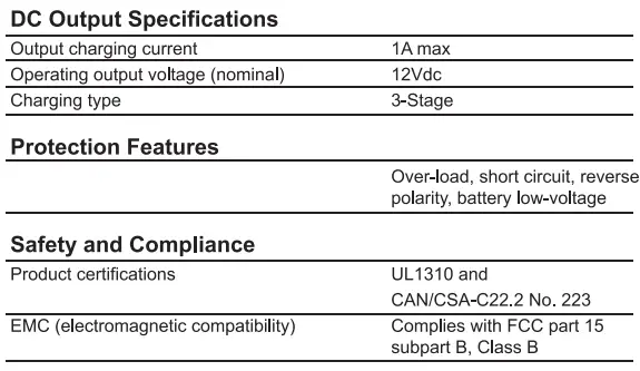 Product Specifications