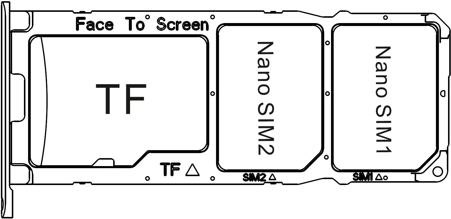 Dual NANO SIM and TF