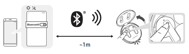 LG TONE-FP9 Wireless Bluetooth Earbuds - How to pair 1