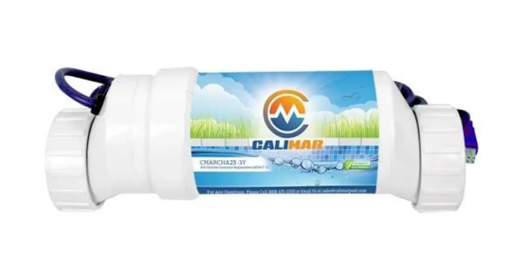Calimar Cmarccf15-2y Salt Chlorination System Replacement Cell Instruction Manual Calimar Cmarccf15-2y Salt Chlorination System Replacement Cell Instruction Manual