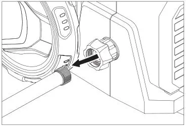 Karcher K1700, K1710 Electric Pressure Washer - Disconnect the garden hose