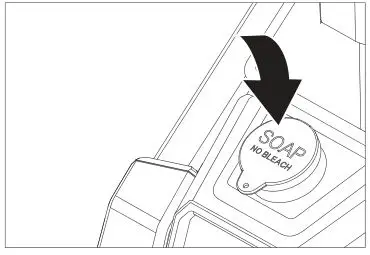 Karcher K1700, K1710 Electric Pressure Washer - Fill the soap tank with Kärcher