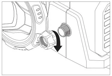 Karcher K1700, K1710 Electric Pressure Washer - Install the hose connector