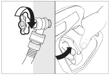 Karcher K1700, K1710 Electric Pressure Washer - Press trigger to release water