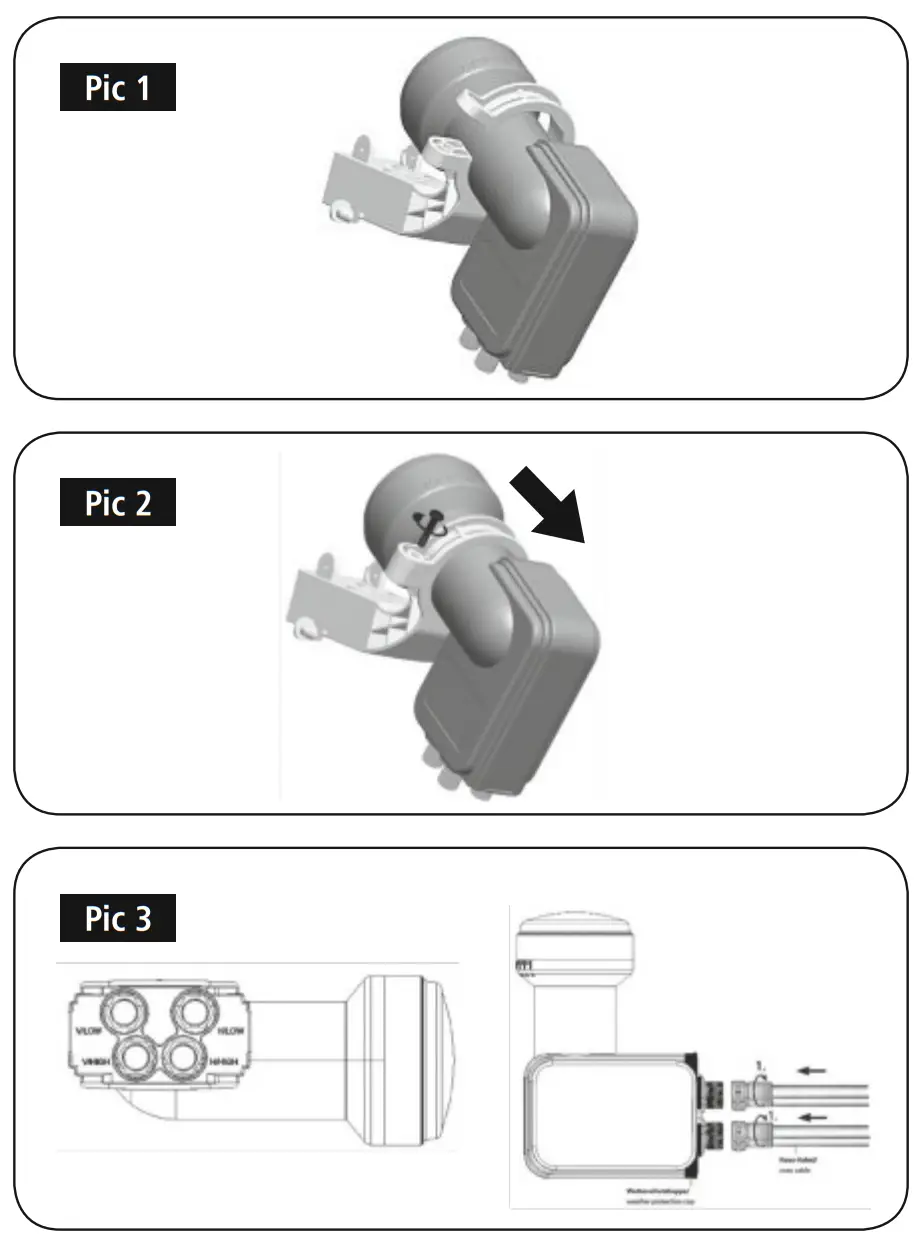 hama 179516 Quad LNB - figure 1