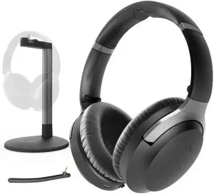 Avantree AS90TA Aria Me Personalized Audio Wireless HD Headphones with Charging Stand