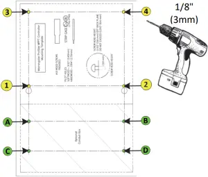 PS_MPPT_25_Mounting Template