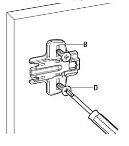 Installing the mounting plates to the cabinet