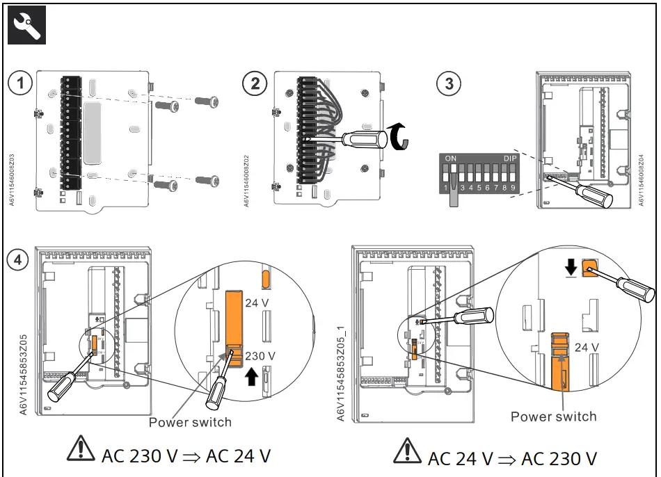 SIEMENS RDG200KN KNX Communicating Room Thermostat fig4
