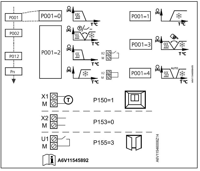 SIEMENS RDG200KN KNX Communicating Room Thermostat fig7