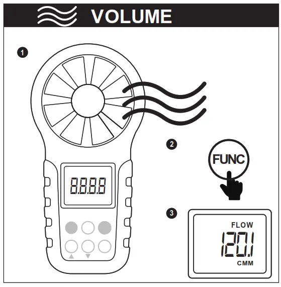 MASTECH MS6252A Digital Anemometer - fig 2