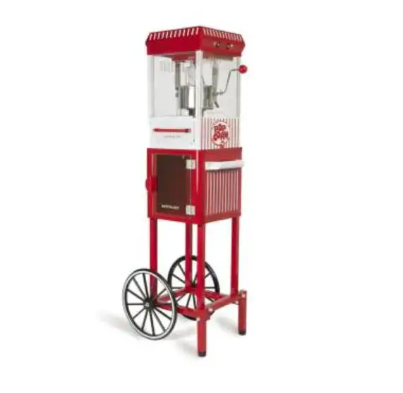 Nostalgia Nrkpcrt25rr 2.5 Oz. Popcorn Cart Instruction Manual