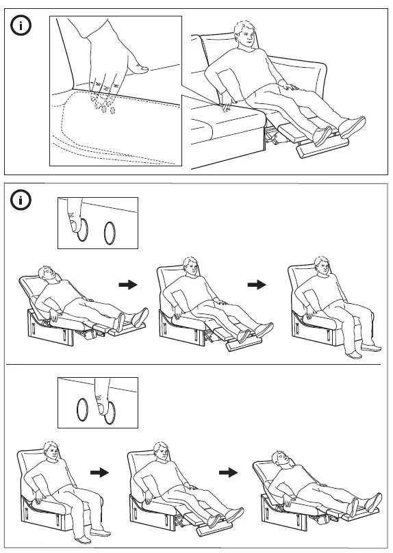 IKEA 394.438.36 FAMMARP Electric Recliner Fig1