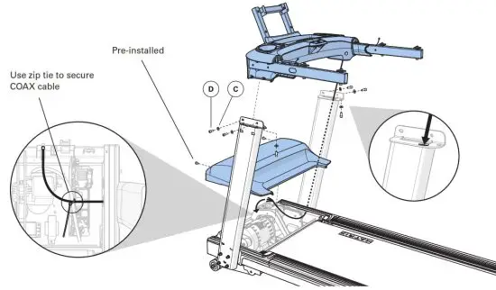 MATRIX Lifestyle Treadmill with Touch XL Console Machine - Hardware