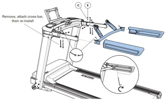MATRIX Lifestyle Treadmill with Touch XL Console Machine - Remove