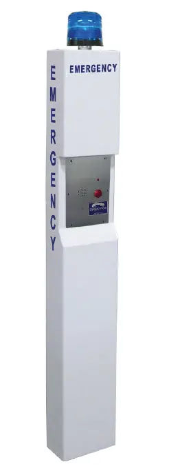 RATH 2100-PPL Landline 120v Emergency Pedestal Phone