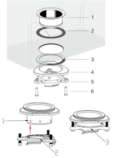 chooba EM200 Food Waste Disposer - the diamete