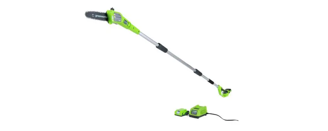 Greenwork Pro Ps60l01 Battery Cordless Pole Saw Owner's Manual