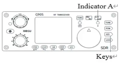 XIEGU G90S Amateur Radio Short Wave Transceiver -KEY 1