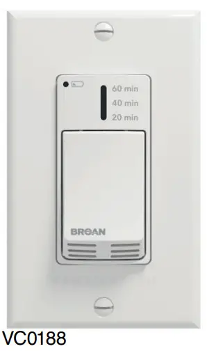 BROAN VTTOUCHW Advance Touchscreen Control - DELUXE