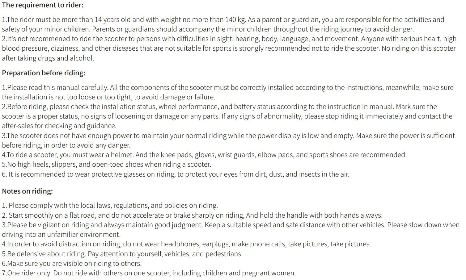 INMOTION A1F Series HY-I.A1F-SCVEN00037-US Electric Scooter User Manual - Trademarks and legal notices