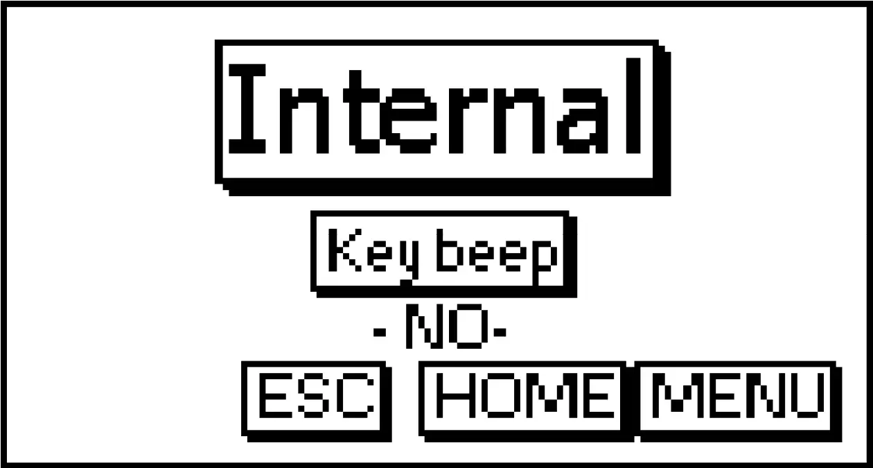Internal instrument settings 01