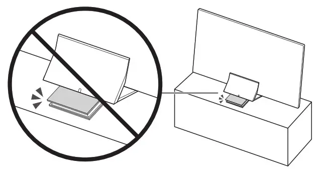 Securing the TV to the wall to prevent falling